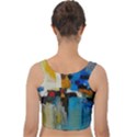 Abstract Velvet Crop Top View2