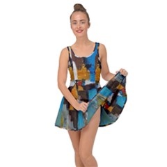 Abstract Inside Out Casual Dress