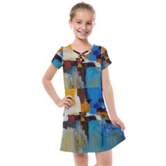 Abstract Kids  Cross Web Dress