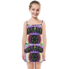 Social Media Rave Leggings Kids Summer Sun Dress by TheExistenceOfNeon2018