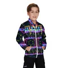 Social Media Rave Apparel Windbreaker (kids) by TheExistenceOfNeon2018