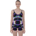 Social Media Rave Apparel Tie Front Two Piece Tankini View1