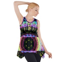 The Existence Of Neon Side Drop Tank Tunic