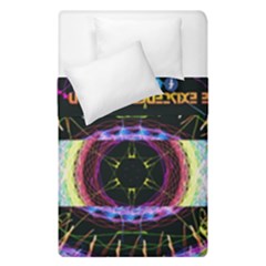 Crowned Existence Of Neon Duvet Cover Double Side (single Size)