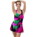 Flamingo   Child Of Dawn 8 Ruffle Top Dress Swimsuit View1