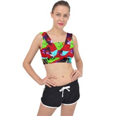 Untitled Island 4 V-back Sports Bra