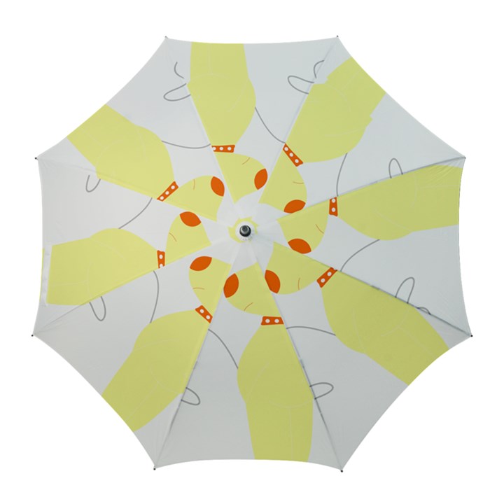 Mutt Dog Animal Domestic Vector Golf Umbrellas