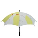 Mutt Dog Animal Domestic Vector Golf Umbrellas View3