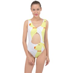 Mutt Dog Animal Domestic Vector Center Cut Out Swimsuit