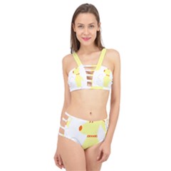 Mutt Dog Animal Domestic Vector Cage Up Bikini Set