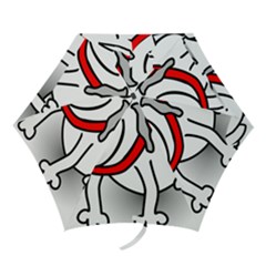 Dog Animal Pet Grin Sit Happy Mini Folding Umbrellas by Nexatart