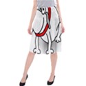 Dog Animal Pet Grin Sit Happy Midi Beach Skirt View1