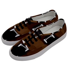 Bear Brown Set Paw Isolated Icon Men s Classic Low Top Sneakers