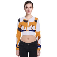 Stub Illustration Cute Animal Dog Bomber Jacket