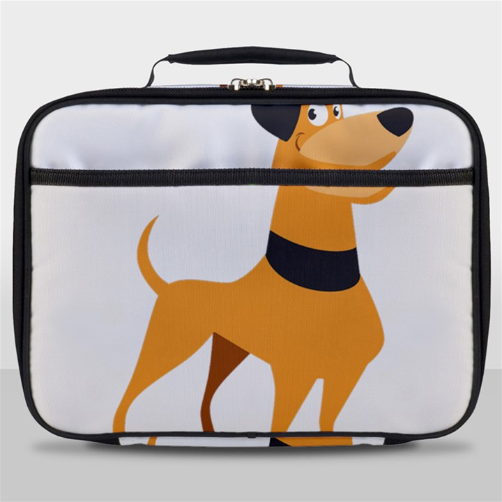 Stub Illustration Cute Animal Dog Full Print Lunch Bag