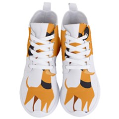 Stub Illustration Cute Animal Dog Women s Lightweight High Top Sneakers