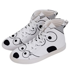 Animal Cartoon Colour Dog Women s Hi-top Skate Sneakers