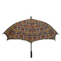 Rose Buds And Floral Decorative Golf Umbrellas View3