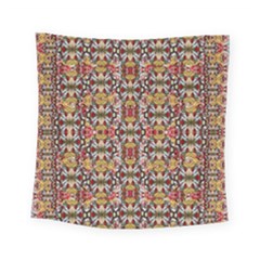 Rose Buds And Floral Decorative Square Tapestry (small) by pepitasart