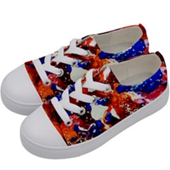 Smashed Butterfly 1 Kids  Low Top Canvas Sneakers