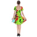 Untitled Island 3 Short Sleeve Bardot Dress View2