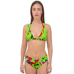 Untitled Island 3 Double Strap Halter Bikini Set