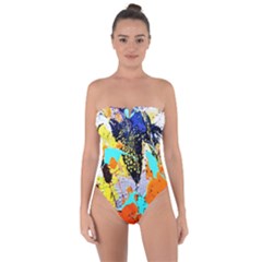 Fragrance Of Kenia 2 Tie Back One Piece Swimsuit by bestdesignintheworld