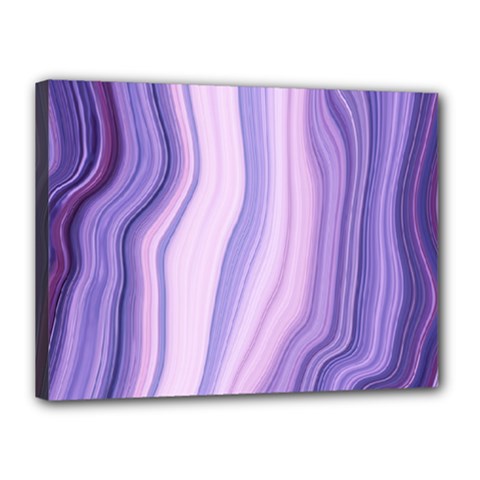 Marbled Ultra Violet Canvas 16  X 12  by NouveauDesign