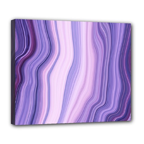 Marbled Ultra Violet Deluxe Canvas 24  X 20   by NouveauDesign