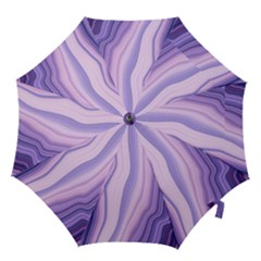 Marbled Ultra Violet Hook Handle Umbrellas (large) by NouveauDesign