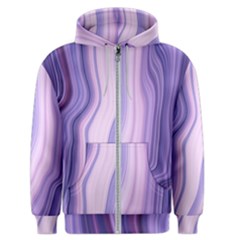 Marbled Ultra Violet Men s Zipper Hoodie by NouveauDesign