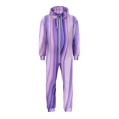 Marbled Ultra Violet Hooded Jumpsuit (kids) by NouveauDesign