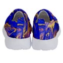 blue gold marbled Velcro Strap Shoes View4