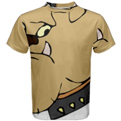 Bulldog Dog Head Canine Pet Men s Cotton Tee by Nexatart