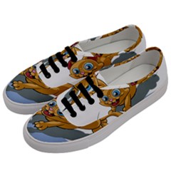 Cat Ball Play Funny Game Playing Men s Classic Low Top Sneakers by Nexatart