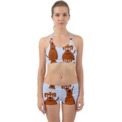 Animals Dogs Mutts Dog Pets Back Web Gym Set