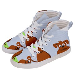 Animals Dogs Mutts Dog Pets Men s Hi-top Skate Sneakers by Nexatart