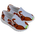 Animals Dogs Mutts Dog Pets Kid s Lightweight Slip Ons View3