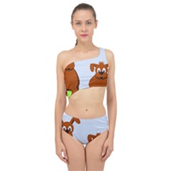 Animals Dogs Mutts Dog Pets Spliced Up Two Piece Swimsuit