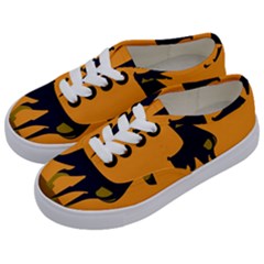 Illustration Silhouette Art Mammals Kids  Classic Low Top Sneakers by Nexatart