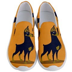 Illustration Silhouette Art Mammals Men s Lightweight Slip Ons