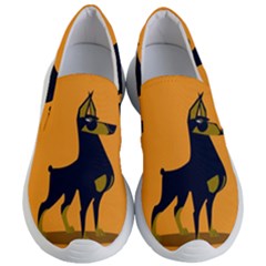 Illustration Silhouette Art Mammals Women s Lightweight Slip Ons