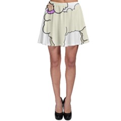 Poodle Dog Breed Cute Adorable Skater Skirt by Nexatart