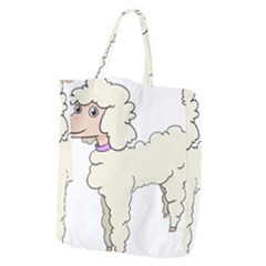 Poodle Dog Breed Cute Adorable Giant Grocery Zipper Tote by Nexatart