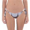 Gray Happy Dog Bulldog Pet Collar Reversible Bikini Bottom View1