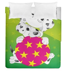 Dalmatians Dog Puppy Animal Pet Duvet Cover Double Side (queen Size) by Nexatart