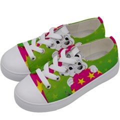 Dalmatians Dog Puppy Animal Pet Kids  Low Top Canvas Sneakers by Nexatart