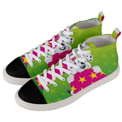 Dalmatians Dog Puppy Animal Pet Men s Mid-top Canvas Sneakers by Nexatart