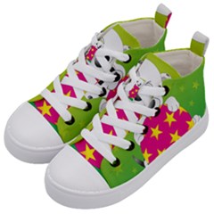 Dalmatians Dog Puppy Animal Pet Kid s Mid-top Canvas Sneakers by Nexatart