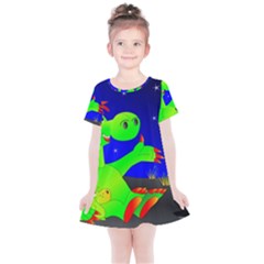 Dragon Grisu Mythical Creatures Kids  Simple Cotton Dress